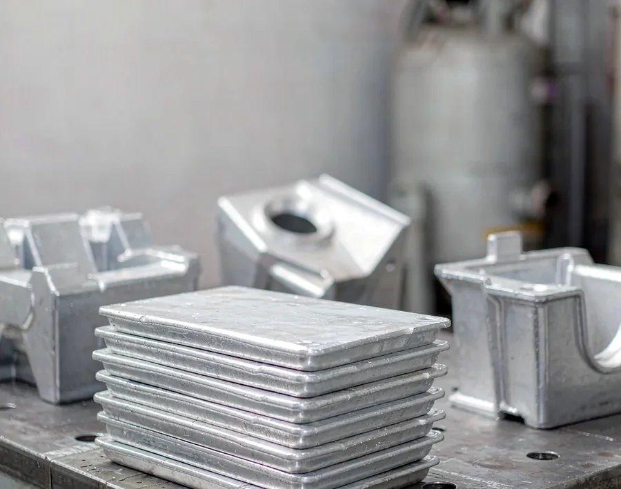 Aluminum die-cast housings for EV charging components